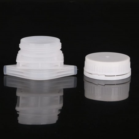 large diameter 40mm plastic spout and cap for 5L pouch large diameter 40mm plastic spout and cap for 5L pouch